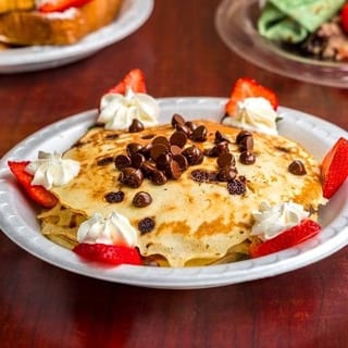 Chocolate Chip Pancakes (3 Pieces)